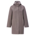 Parka en laine pour femmes Mauve