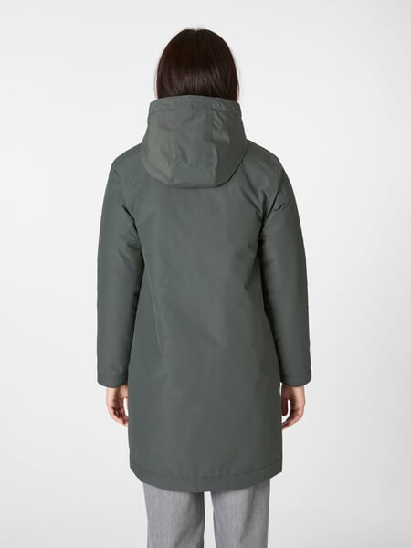 Women's winter parka Sage, presented on a model