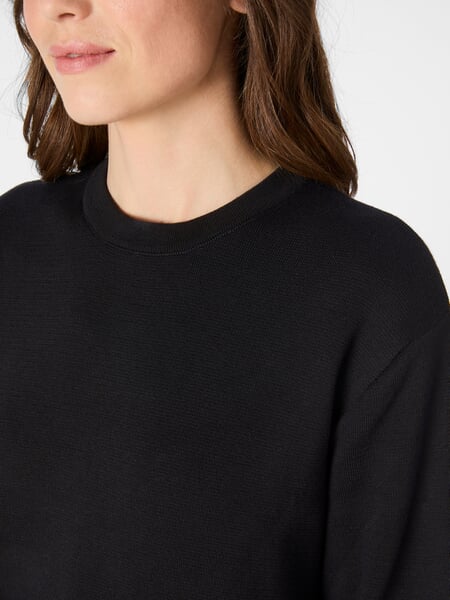 Women's Knit Dress Black, close-up