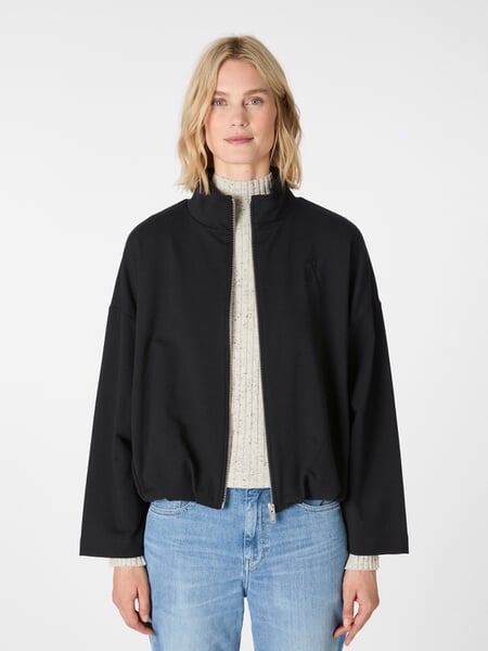 Chaqueta tipo blouson para mujer Negro, Tragebild