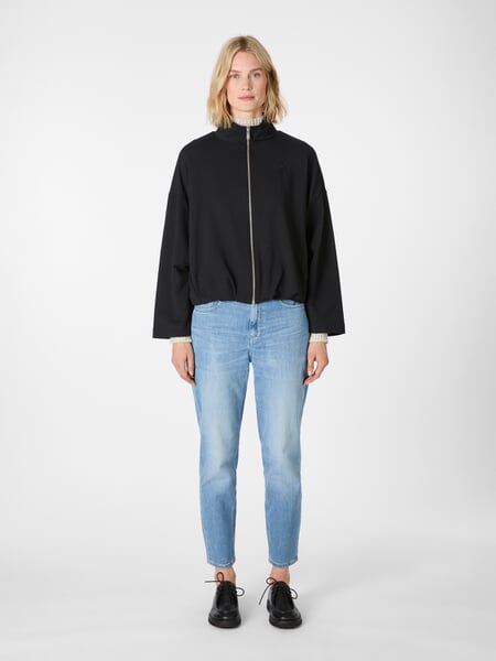 Chaqueta tipo blouson para mujer Negro, Tragebild