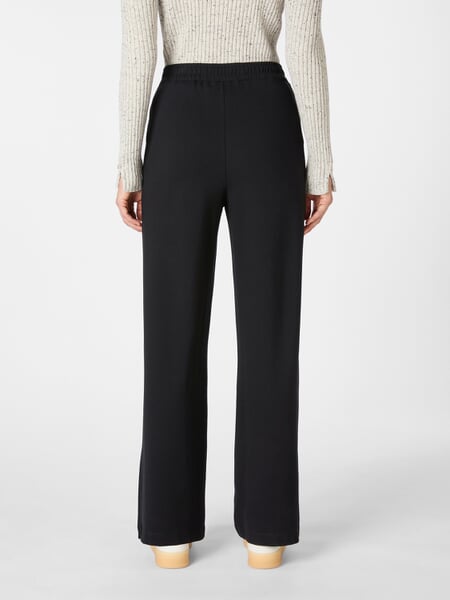 Pantaloni da donna in jersey Nero, Tragebild