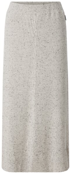 Damen-Strickrock meliert Hellgrau