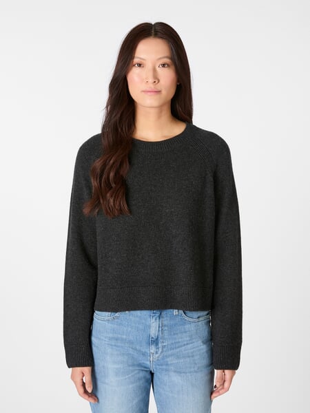 Jersey de punto para mujer Antracita, Tragebild