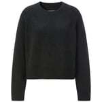 Damen-Strickpullover Anthrazit