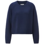 Pull-over en maille pour femme Bleu