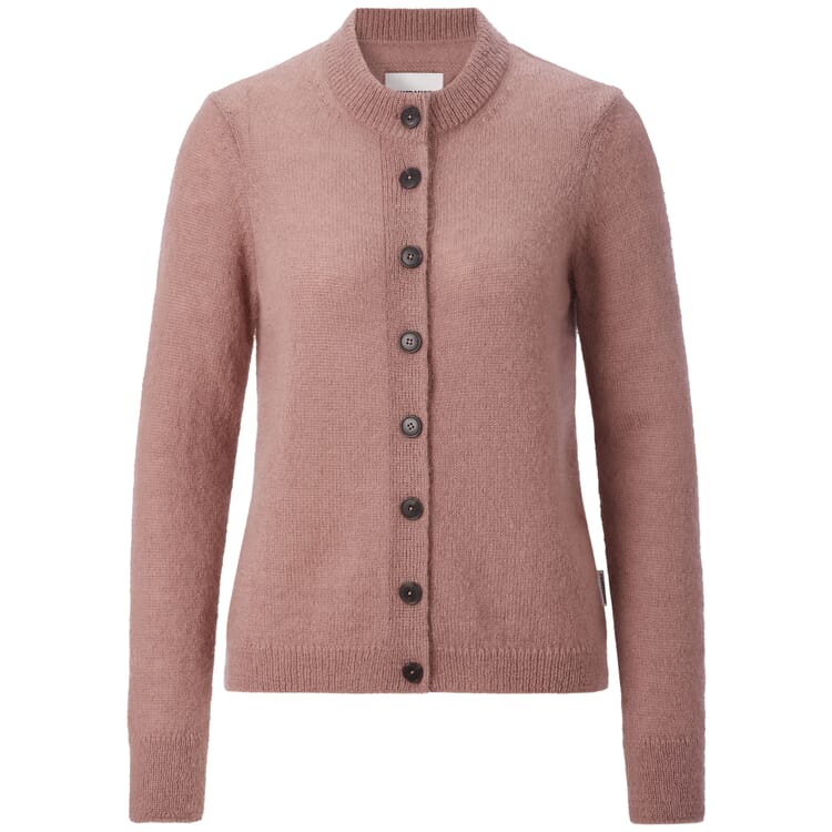 Cardigan til damer, Mørk rosa