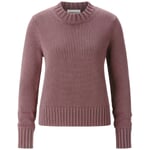 Pull en coton pour femme Mauve