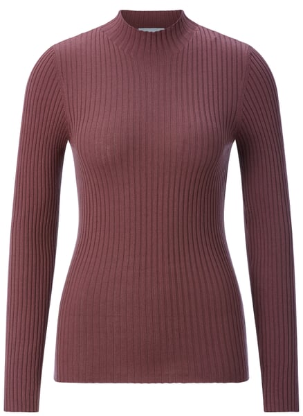 Damesgebreide trui Mauve
