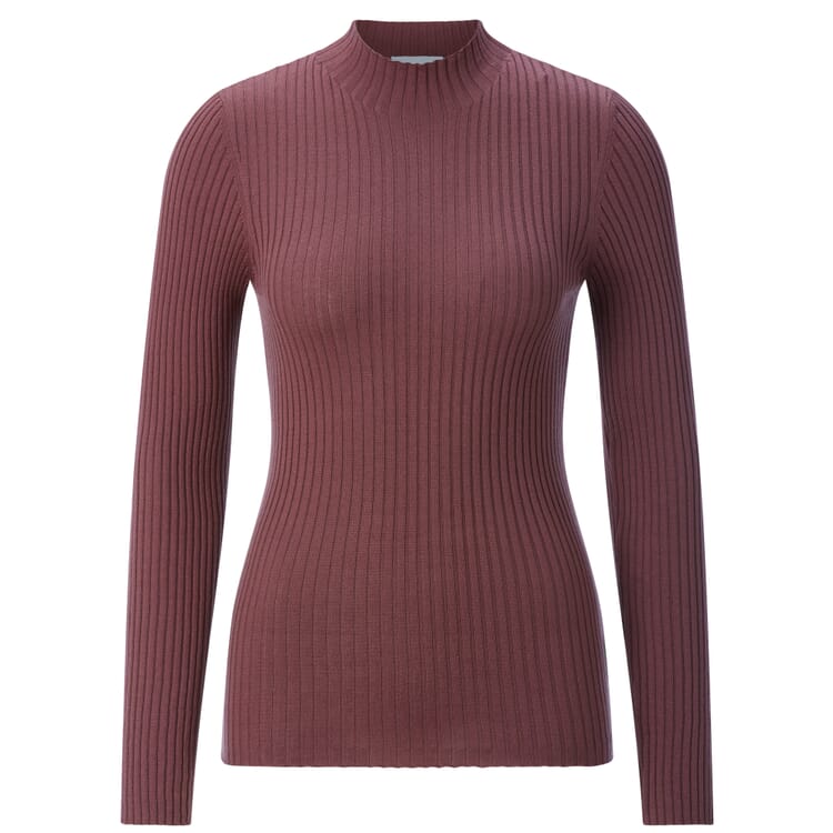 Damesgebreide trui, Mauve