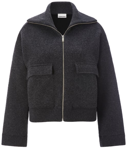 Damen-Hüftjacke Anthrazit