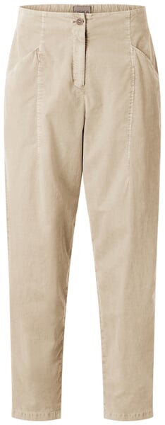 Damen-Feincordhose Naturweiß
