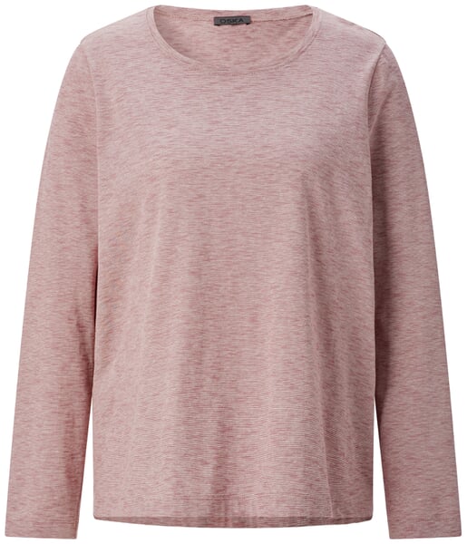 Women’s Long-Sleeve Shirt Red Melange