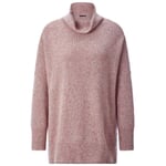 Pull-over en tricot pour femme moucheté Rosé