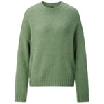 Pull-over en maille pour femme Vert sauge