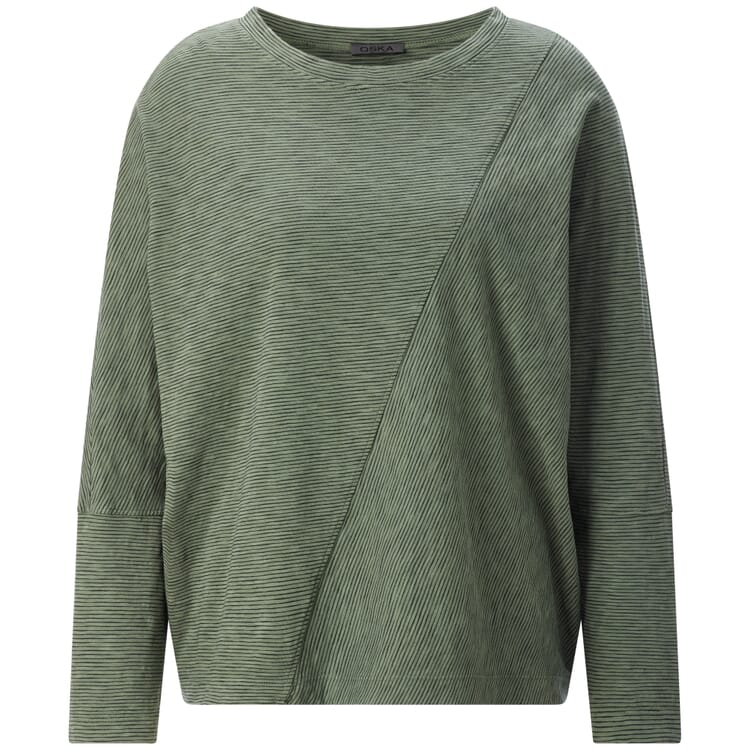 T-shirt à manches longues pour femmes, Olive