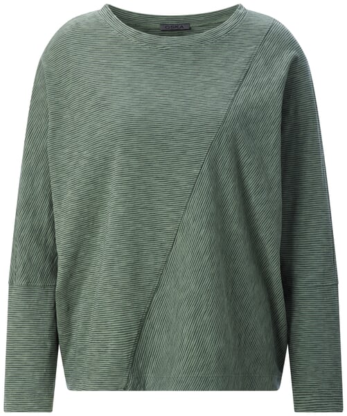 Damen-Langarmshirt Oliv