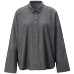 Blusa de mujer moteada Gris
