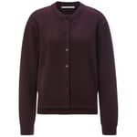 Veste en tricot pour femmes Bordeaux