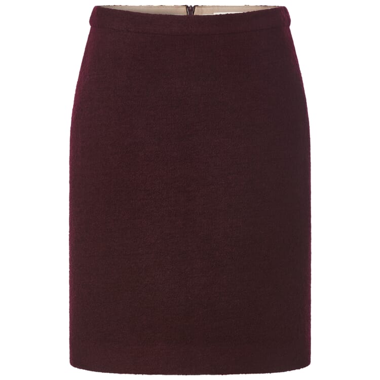 Ladies walking skirt short, Bordeaux