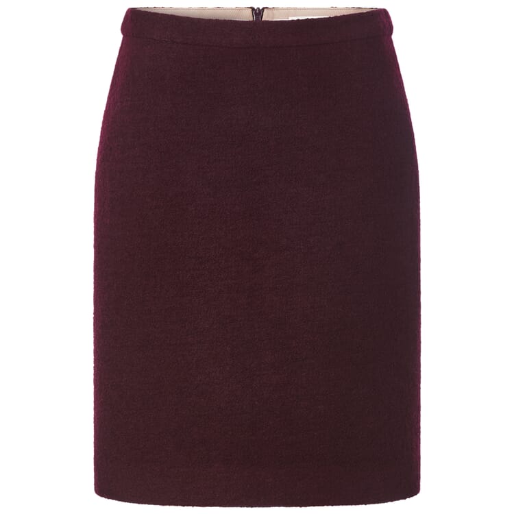 Jupe courte en laine pour femme