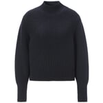 Damen-Grobstrickpullover Dunkelblau