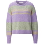 Damen-Strickpullover Flieder-Grün