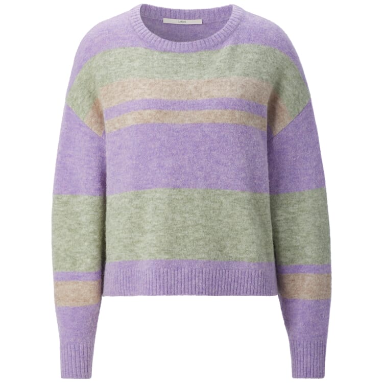 Damen-Strickpullover, Flieder-Grün