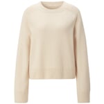 Jersey de punto para mujer Blanco natural