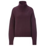 Overdimensioneret trøje til damer Bordeaux