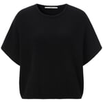 Pull-over en maille pour femme Noir