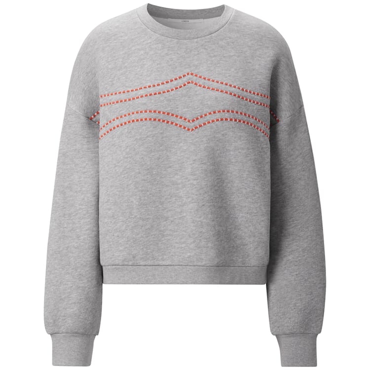 Sweat-shirt femme avec broderie