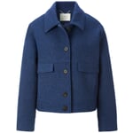 Ladies short jacket Medium blue