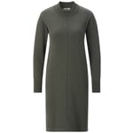 Damen-Strickkleid Baumwolle Salbeigrün