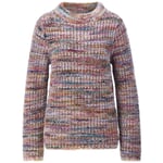 Pull réversible pour femme, chiné Multicolore