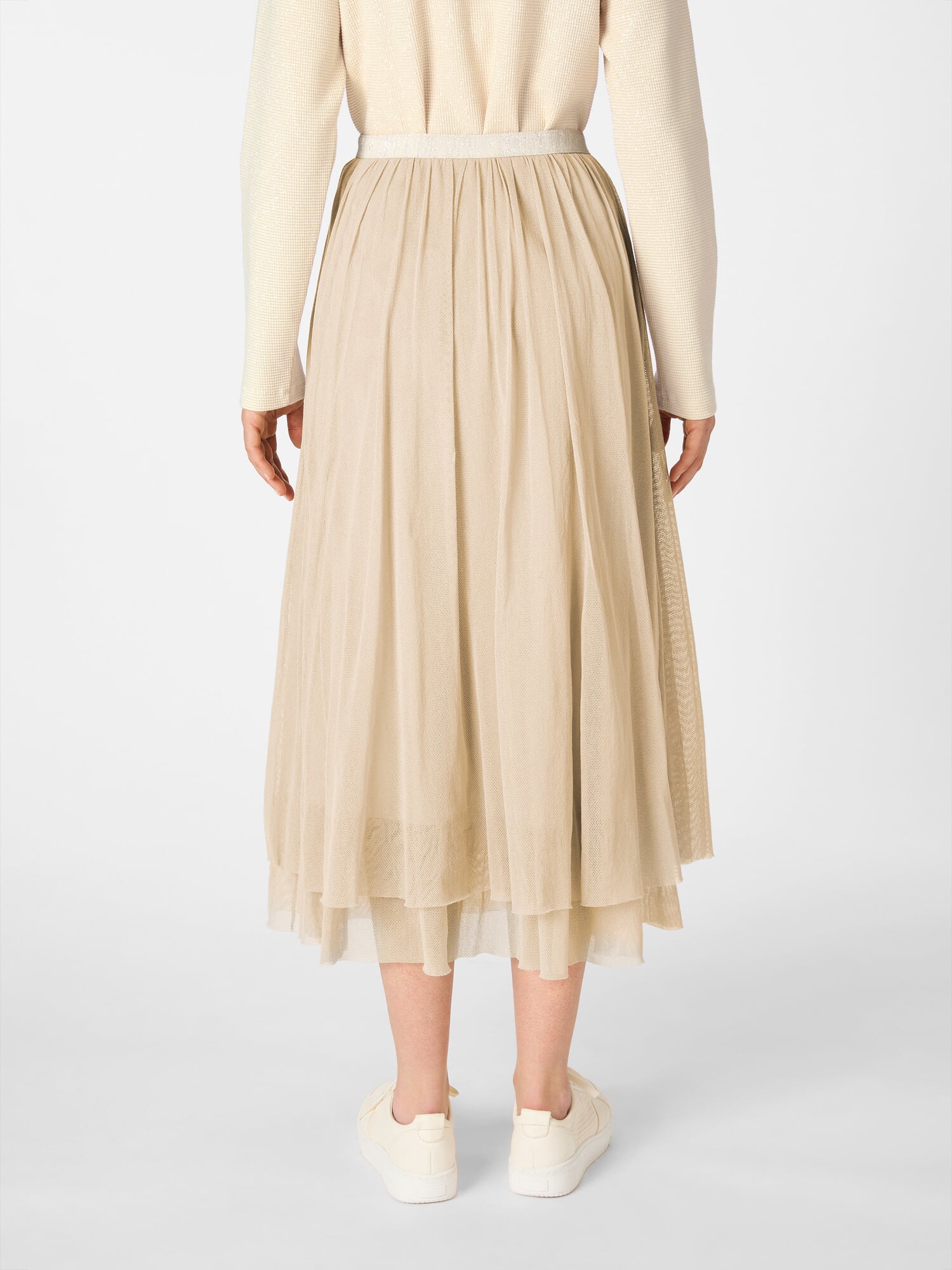 Ladies tulle skirt long, Light beige | Manufactum