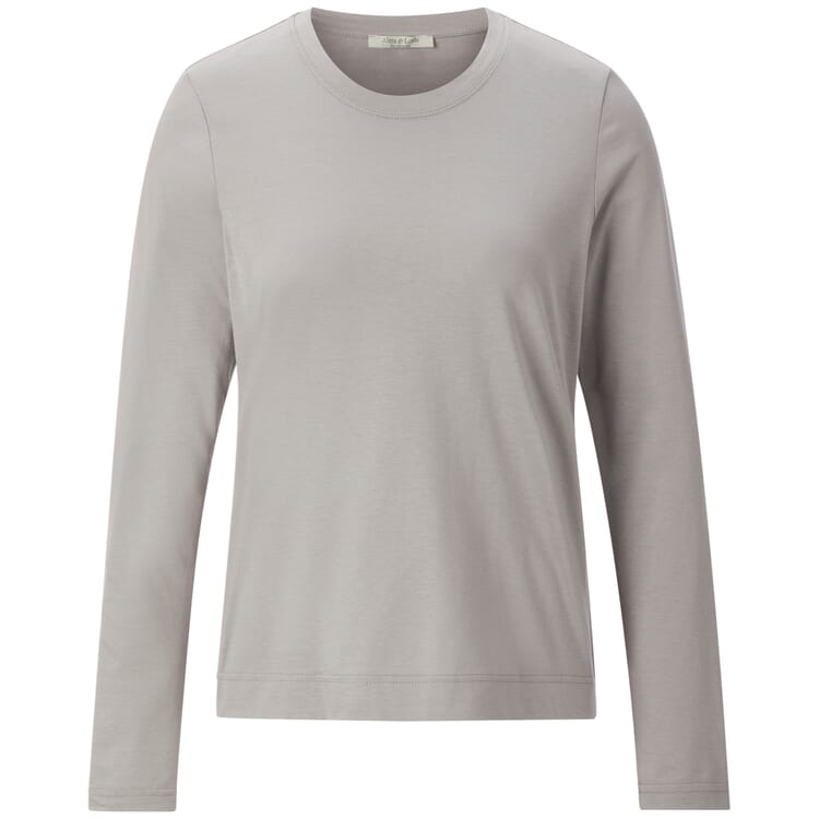 Damen-Langarmshirt, Grau