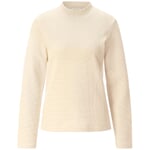 Ladies' glitter shirt long sleeve Natural