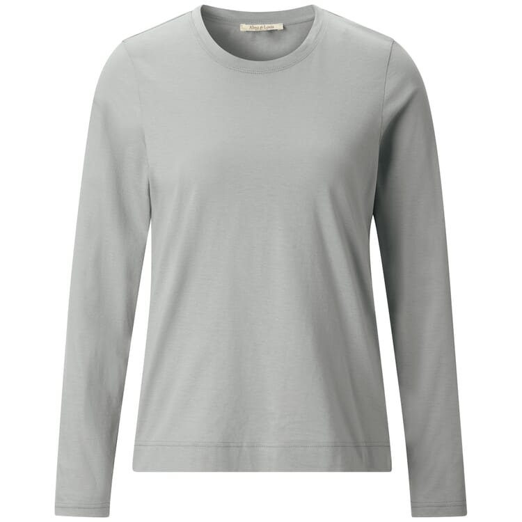 T-shirt à manches longues pour femmes, Vert sauge