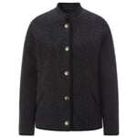 Chaqueta de lana para señora Antracita