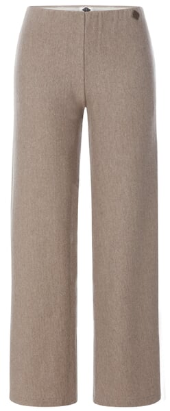 Pantalon pour femme à taille élastique Beige
