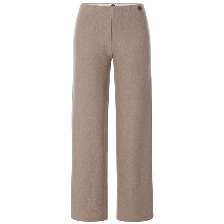 Pantalon pour femme avec ceinture élastique, Beige