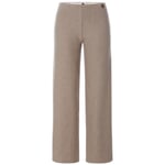 Women's pants with elastic waistband Beige