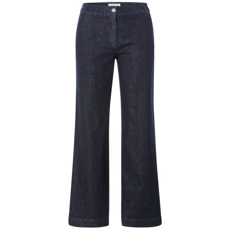 Damenjeans mit Wollanteil, Denimblau