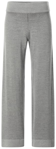 Damesgebreide broek Lichtgrijs