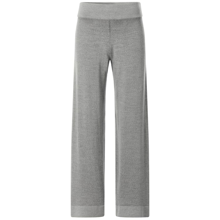 Ladies knit pants, Light gray