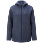 Functioneel damesjack van scheerwol Navy