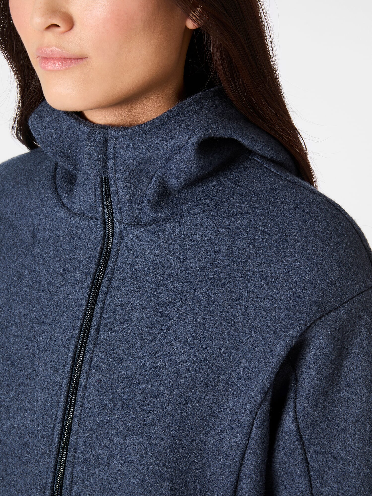 Ladies functional jacket virgin wool, Navy | Manufactum