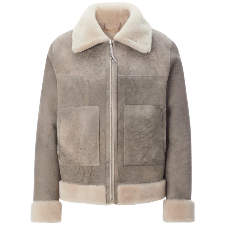 Damen-Wendejacke Lammfell