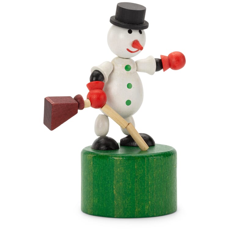 Muñeco de nieve empujador